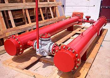 Trocador de calor tipo casco e tubo Trocador de calor tipo casco e tubo